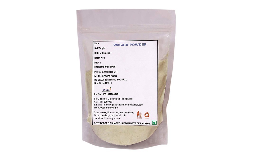 Food Library Japanese Wasabi Powder    Pack  200 grams